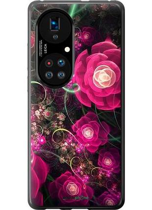 Чехол на huawei p50 абстрактные цветы 3 "850u-2292-10746"