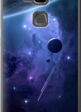 Чохол на huawei ascend mate 7 планети в синьому космосі "171u-140-10746"