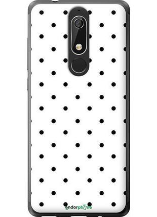 Чехол на nokia 5.1 горох "4289u-1529-10746"