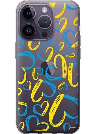 Чехол на iphone 14 pro сердца ua "5292u-2646-10746"