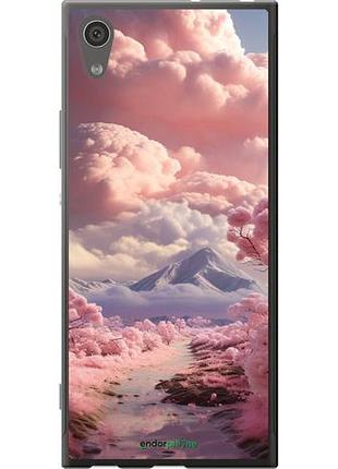 Чехол на sony xperia xa1 g3112 розовые облака "5660u-964-10746"
