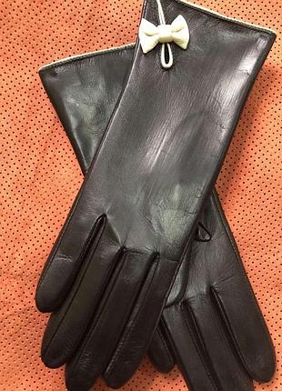 Перчатки женские без подкладки 7"/19 см