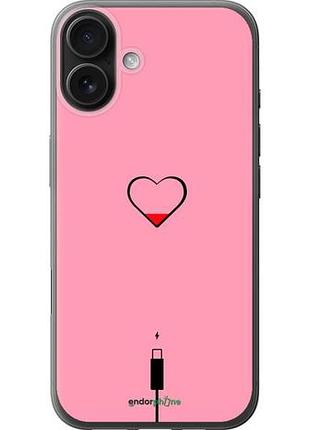 Чехол на iphone 16 plus подзарядка сердца1 "4275u-3714-10746"