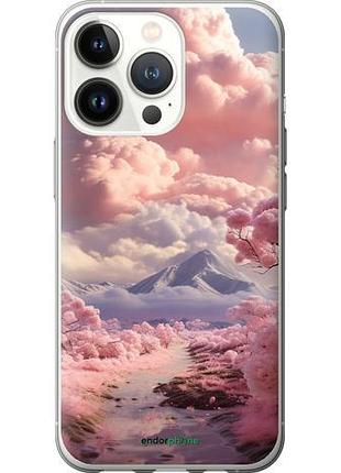 Чехол на iphone 13 pro розовые облака "5660u-2372-10746"