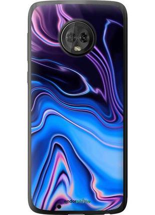Чехол на motorola moto g6 узор воды "4491u-982-10746"