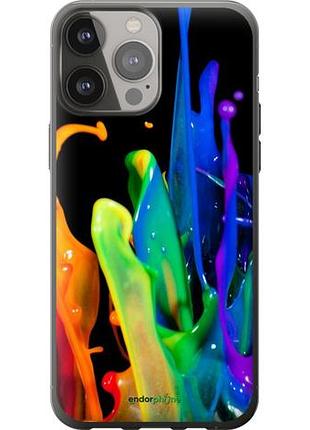 Чехол на iphone 13 pro max брызги краски "3957u-2371-10746"