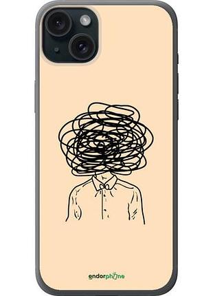 Чехол на iphone 15 plus мысли "4568u-3097-10746"