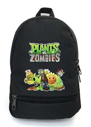 Рюкзак школьный растения против зомби school bag big (plants vs zombies - 03) черный (43 х 30 х 17 см)