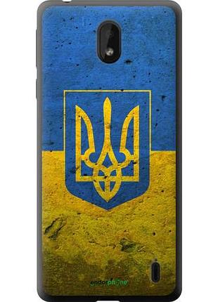 Чехол на nokia 1 plus флаг и герб украины 2 "378u-1677-10746"