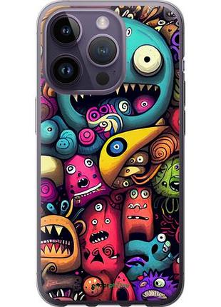 Чехол на iphone 14 pro cмешные монстры "5549u-2646-10746"