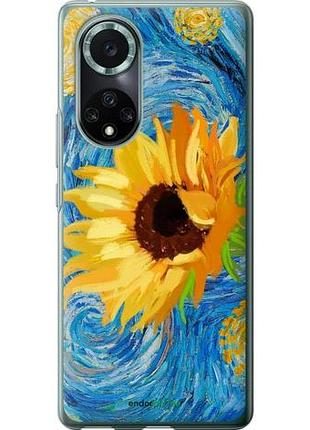Чохол на huawei nova 9 pro квіти жовто-блакитні "5308u-2503-10746"