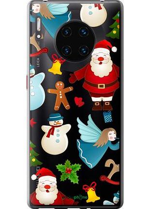 Чехол на huawei mate 30 pro новогодний 1 "4614u-1796-10746"