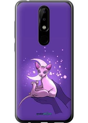 Чехол на nokia 5.1 plus кот2 "4676u-1543-10746"