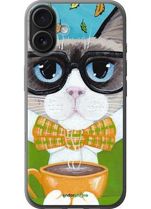 Чехол на iphone 16 plus cat&coffee "4053u-3714-10746"