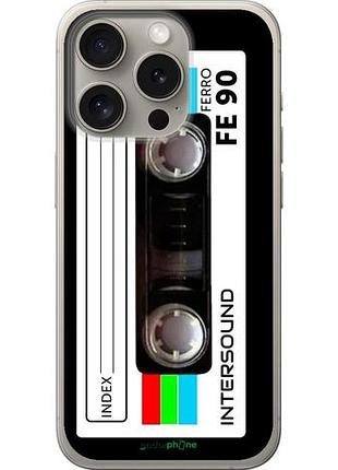Чехол на iphone 15 pro кассета с90 "4894u-3096-10746"