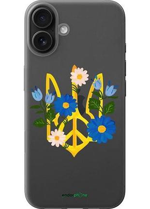 Чехол на iphone 16 plus герб v3 "5265u-3714-10746"