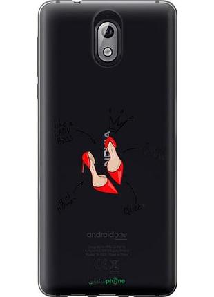 Чехол на nokia 3.1 женщина "4599u-1530-10746"