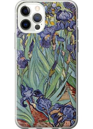 Чехол на iphone 12 винсент ван гог. ирисы "161u-2053-10746"
