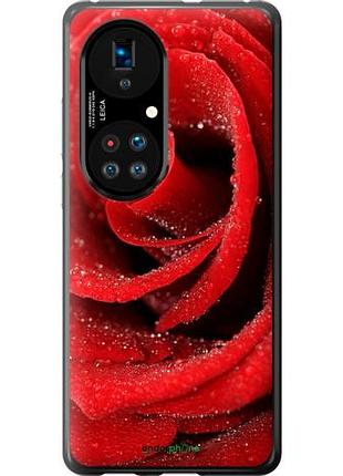 Чехол на huawei p50 красная роза "529u-2292-10746"