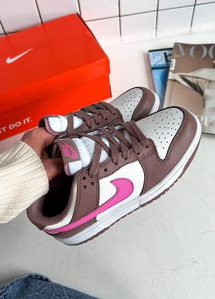 Кроссовки nike dunk low "smokey mauve"