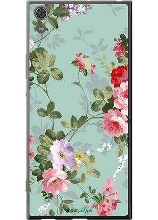 Чехол на sony xperia xa1 ultra g3212 цветочные обои 2 "862u-1237-10746"