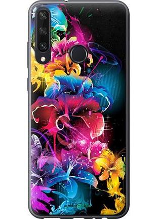 Чехол на huawei y6p абстрактные цветы "511u-1952-10746"