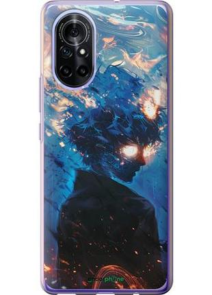 Чехол на huawei nova 8 сатору годжо "6129u-2245-10746"