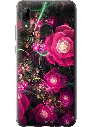 Чехол на huawei p smart 2019 абстрактные цветы 3 "850u-1634-10746"