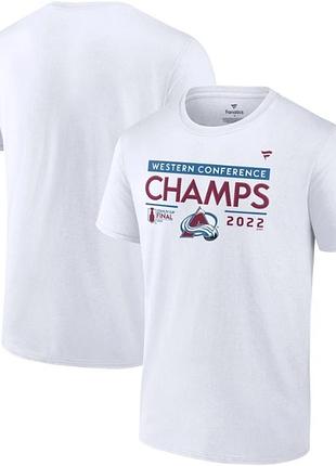 Футболка fanatics colorado avalanche 2022