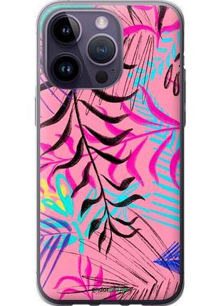 Чехол на iphone 14 pro max растительный узор 2 "4740u-2667-10746"