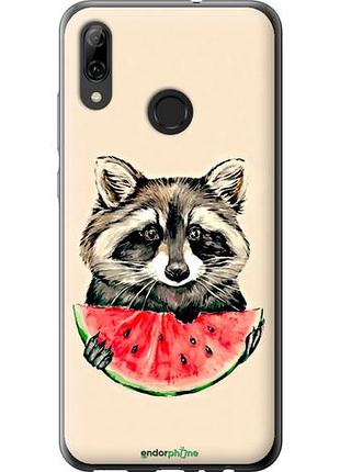 Чехол на huawei p smart 2019 енотик с арбузом "4605u-1634-10746"