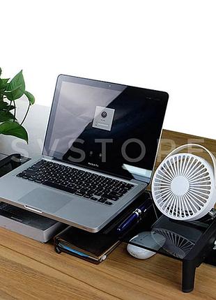 Настільна нековзна підставка для монітора/ноутбука з 4-портовим usb 2.0 хабом