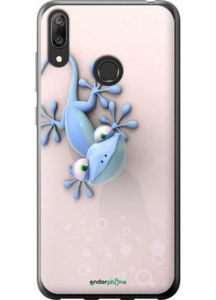 Чехол на huawei y7 2019 геккончик "1094u-1638-10746"