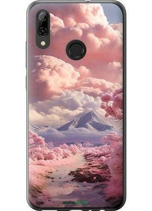 Чохол на huawei p smart 2019 рожеві хмари "5660u-1634-10746"