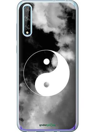 Чехол на huawei p smart s инь и янь "4389u-1813-10746"