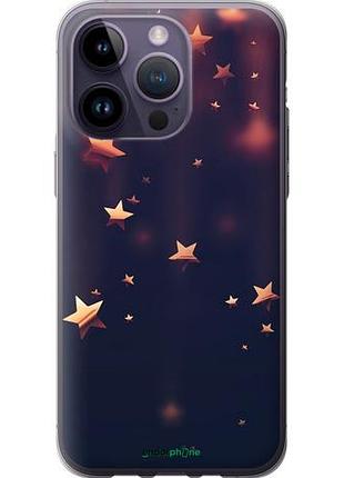 Чехол на iphone 14 pro max падающие звезды "3974u-2667-10746"