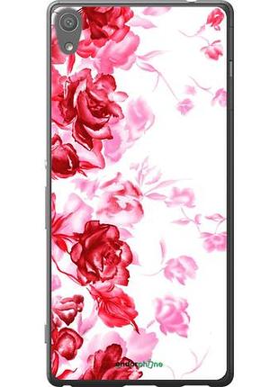 Чехол на sony xperia xa ultra dual f3212 нарисованные розы "724u-391-10746"