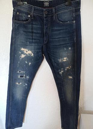 Джинсы синие jack &amp; jones @14