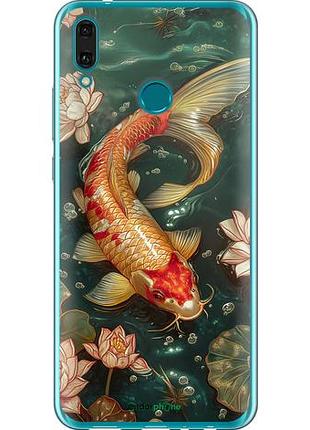 Чохол на huawei y9 2019 мелодія лотоса "6106u-1602-10746"