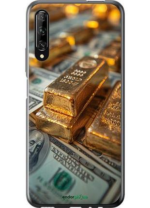 Чехол на huawei p smart pro слитки и доллары "6105u-1906-10746"
