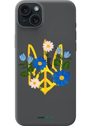 Чехол на iphone 15 plus герб v3 "5265u-3097-10746"