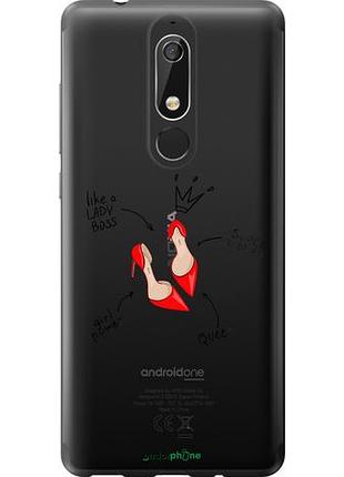 Чохол на nokia 5.1 жінка "4599u-1529-10746"
