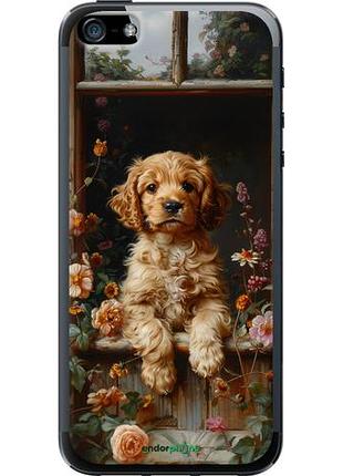 Чехол на iphone se щенок cocker spaniel "6136u-214-10746"