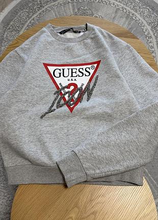 Світшот з вишивкою guess