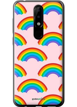 Чехол на nokia 5.1 plus rainbows "4478u-1543-10746"