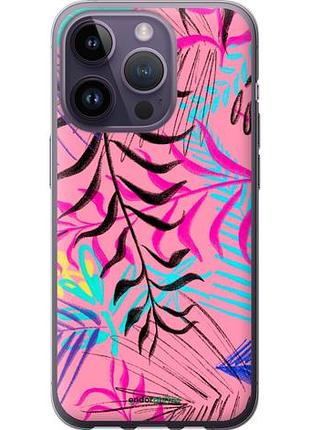 Чохол на iphone 14 pro рослинний візерунок 2"4740u-2646-10746"