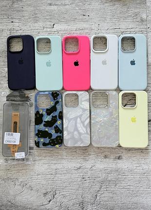 Чохли айфон та скло на iphone 15pro