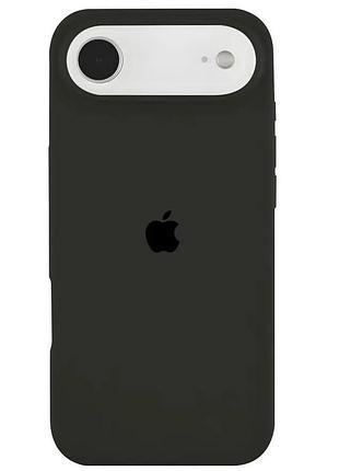 Чохол fiji silicone case для apple iphone 17 air бампер накладка soft touch з мікрофіброю olivedrab