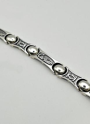 Браслет серебряный "картье" 19 15,35 г
