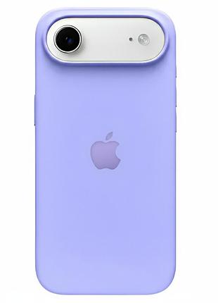 Чохол fiji silicone case для apple iphone 17 air бампер накладка soft touch з мікрофіброю light purple